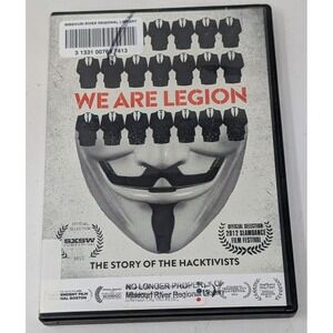 We Are Legion‎ Story of the Hacktivists DVD 2012 Documentary Anonymous VTG